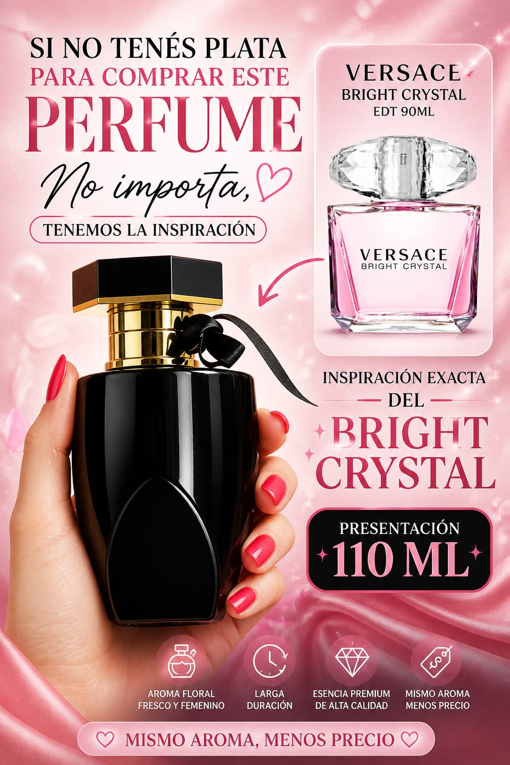 Inspiración Versace Bright Crystal